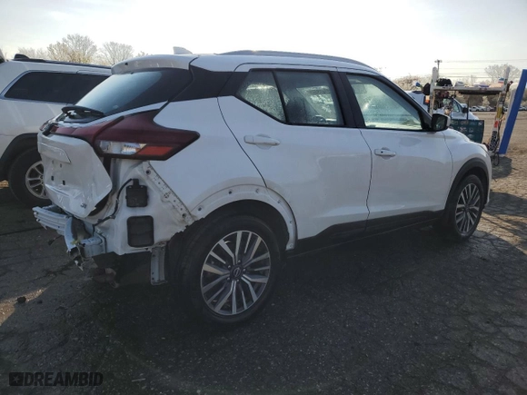 2023 Nissan Kicks SV with VIN 3N1CP5CV3PL508976, listed as a Copart auction lot 54215315 with 57,802 mi miles and Clean Title. Bid and sale history available at carsss.com. Image 3.
