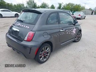 2015 FIAT 500 Turbo with VIN 3C3CFFHH9FT512915, listed as a IAAI auction lot 42768594 with 80,420 mi miles and . Bid and sale history available at DreamBid. Image 4.