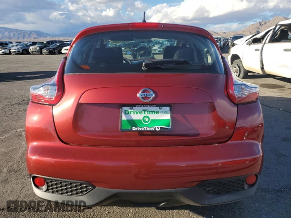 2015 Nissan Juke S with VIN JN8AF5MR6FT505058, listed as a Copart auction lot 45673585 with 96,223 mi miles and Salvage Title. Bid and sale history available at DreamBid. Image 6.