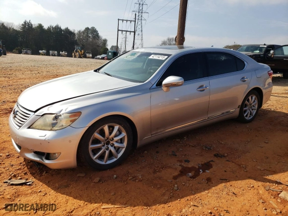 2010 Lexus LS 460 L with VIN JTHDL5EF2A5001768, listed as a Copart auction lot 42114215 with NaN miles and Salvage Title. Bid and sale history available at carsss.com. Image 1.