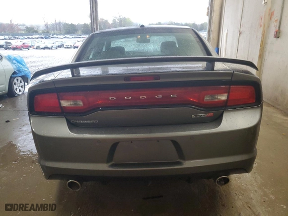 2012 Dodge Charger SRT8 with VIN 2C3CDXEJ3CH185659, listed as a Copart auction lot 51146005 with 136,823 mi miles and Salvage Title. Bid and sale history available at carsss.com. Image 6.