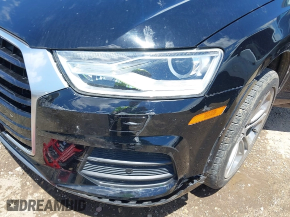 2016 Audi Q3 Premium Plus with VIN WA1BFCFS7GR002491, listed as a IAAI auction lot 42184078 with 161,186 mi miles and . Bid and sale history available at DreamBid. Image 6.