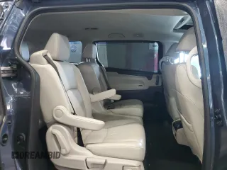 2025 Honda Odyssey EX-L with VIN 5FNRL6H6XSB017869, listed as a Copart auction lot 45461005 with 4,884 mi miles and Salvage Title. Bid and sale history available at carsss.com. Image 11.