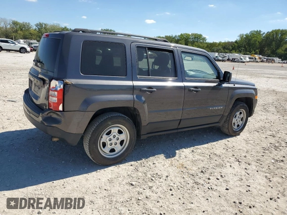 2016 Jeep Patriot Sport with VIN 1C4NJPBA1GD514993, listed as a Copart auction lot 73295824 with 100,741 mi miles and Salvage title. Bid and sale history available at DreamBid. Image 3.