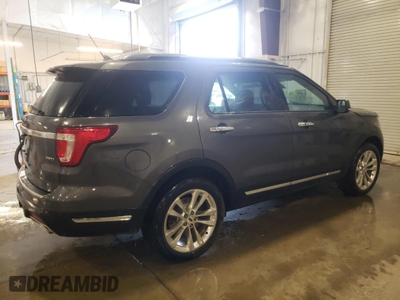 2018 Ford Explorer Limited with VIN 1FM5K8F85JGA12726, listed as a Copart auction lot 59895925 with 199,422 mi miles and Salvage title. Bid and sale history available at DreamBid. Image 3.