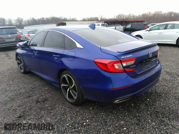 2019 Honda Accord Sedan Sport 1.5T with VIN 1HGCV1F34KA140265, listed as a IAAI auction lot 35917548 with 38,909 mi miles. Bid and sale history available at carsss.com. Image 3.