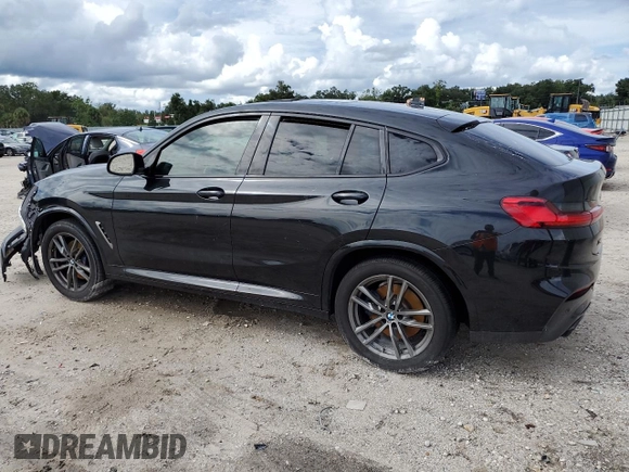 2020 BMW X4 M40i z VIN 5UX2V5C09L9B67302, wystawiony jako Copart lot #70640334 z przebiegiem Nie podano mil oraz Szkoda całkowita • Salvage title. Historia ofert i sprzedaży dostępna na DreamBid. Obrazek 2.