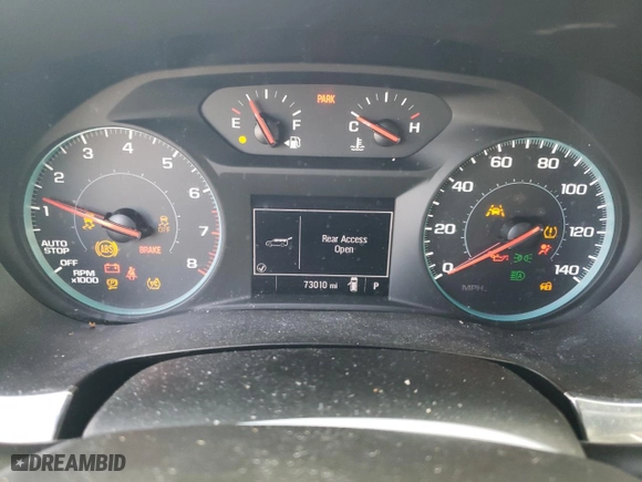 2022 Chevrolet Traverse LS with VIN 1GNERFKW6NJ166435, listed as a Copart auction lot 44953385 with 73,010 mi miles and Salvage Title. Bid and sale history available at carsss.com. Image 9.