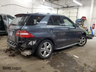 2014 Mercedes-Benz M-Class ML 350 with VIN 4JGDA5HB5EA300194, listed as a Copart auction lot 51467665 with 175,736 mi miles and Salvage Title. Bid and sale history available at carsss.com. Image 3.