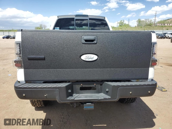 2007 Ford F-150 XLT with VIN 1FTPX14V87FA88759, listed as a Copart auction lot 57173705 with 180,308 mi miles and Salvage title. Bid and sale history available at DreamBid. Image 6.