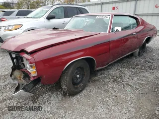 1971 Chevrolet Malibu с VIN 136371B141683, выставлен на аукционе Copart как лот 81059134 с пробегом 79 545 миль миль и Списание • Salvage title. История ставок и продаж доступна на DreamBid. Изображение 1.