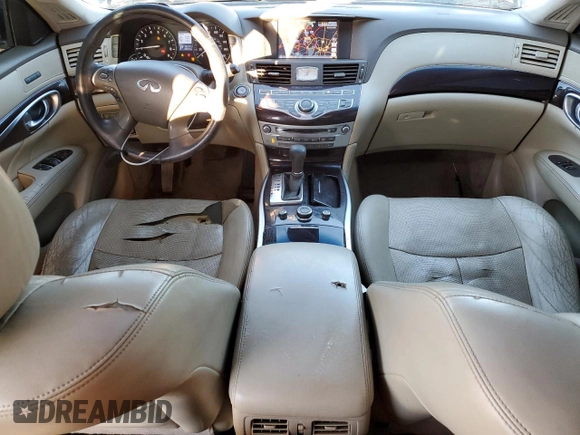 2011 Infiniti M with VIN JN1BY1AR6BM373546, listed as a Copart auction lot 87723595 with 284,173 mi miles and Salvage Title. Bid and sale history available at carsss.com. Image 8.