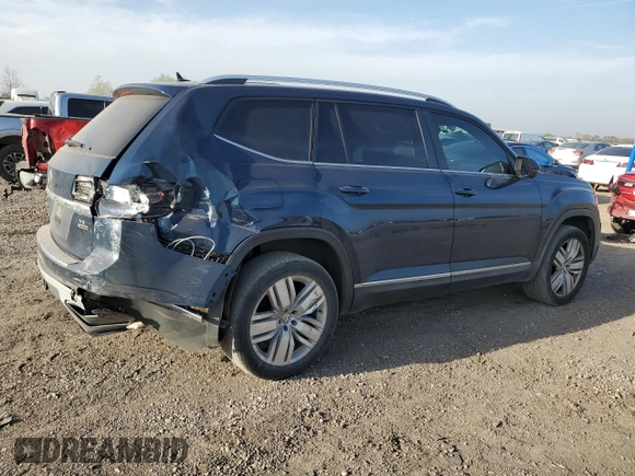 2019 Volkswagen Atlas SEL with VIN 1V2MR2CA5KC557039, listed as a Copart auction lot 49177845 with 73,410 mi miles and Salvage title. Bid and sale history available at DreamBid. Image 3.