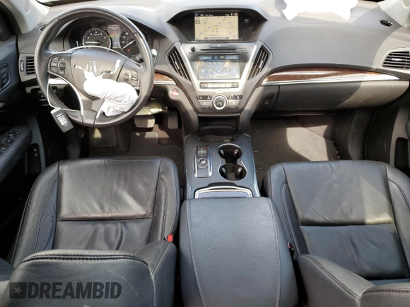 2017 Acura MDX w/Technology Pkg with VIN 5FRYD4H59HB023934, listed as a Copart auction lot 48361165 with 65,083 mi miles and Salvage Title. Bid and sale history available at carsss.com. Image 8.