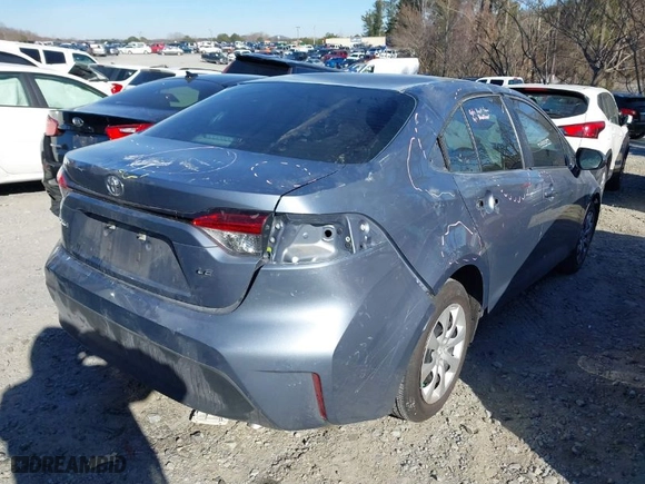 2024 Toyota Corolla LE with VIN 5YFB4MDE2RP146817, listed as a IAAI auction lot 41629702 with 18,292 mi miles. Bid and sale history available at carsss.com. Image 4.