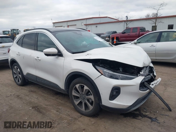 2024 Ford Escape Platinum with VIN 1FMCU9JA2RUA09782, listed as a IAAI auction lot 41077620 with Not Provided miles and . Bid and sale history available at DreamBid. Image 1.