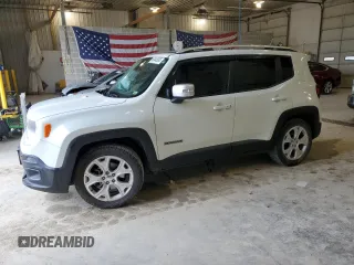 2016 Jeep Renegade Limited z VIN ZACCJADT0GPC76851, wystawiony jako Copart lot #60445095 z przebiegiem 112 051 mil mil oraz Szkoda całkowita • Salvage title. Historia ofert i sprzedaży dostępna na DreamBid. Obrazek 1.