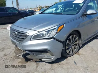 2015 Hyundai Sonata Sport with VIN 5NPE34AF5FH216123, listed as a IAAI auction lot 42271866 with 85,346 mi miles and . Bid and sale history available at DreamBid. Image 6.