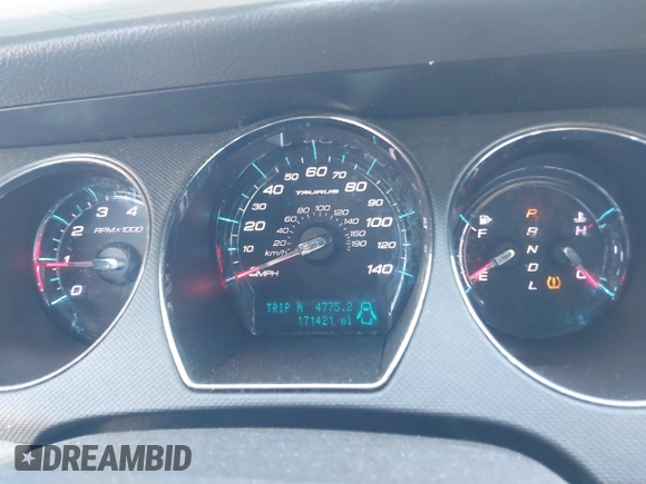 2011 Ford Taurus SE with VIN 1FAHP2DW9BG150326, listed as a IAAI auction lot 41783115 with 171,421 mi miles. Bid and sale history available at carsss.com. Image 7.