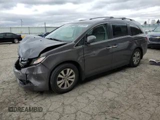 2015 Honda Odyssey EX with VIN 5FNRL5H45FB027272, listed as a Copart auction lot 52079545 with 112,192 mi miles and Salvage Title. Bid and sale history available at carsss.com. Image 1.