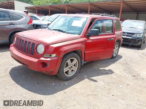 2008 Jeep Patriot Sport with VIN 1J8FT28W28D593587, listed as a IAAI auction lot 42563483 with 340,431 mi miles and . Bid and sale history available at DreamBid. Image 2.