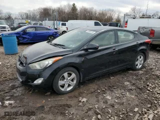 2013 Hyundai Elantra Limited PZEV with VIN 5NPDH4AEXDH231668, listed as a Copart auction lot 49846145 with 139,328 mi miles and Salvage Title. Bid and sale history available at carsss.com. Image 1.