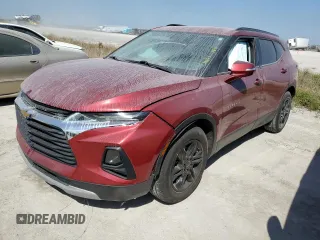 2020 Chevrolet Blazer LT z VIN 3GNKBDRSXLS653664, wystawiony jako Copart lot #76227784 z przebiegiem Nie podano mil oraz Szkoda całkowita • Salvage title. Historia ofert i sprzedaży dostępna na DreamBid. Obrazek 1.