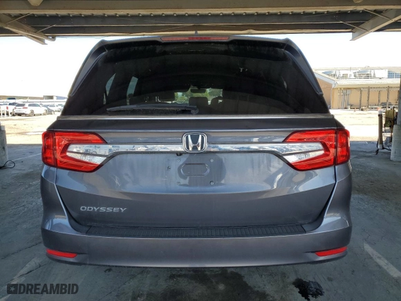 2019 Honda Odyssey EX-L with VIN 5FNRL6H72KB080618, listed as a Copart auction lot 50993495 with 49,067 mi miles and Salvage Title. Bid and sale history available at carsss.com. Image 6.