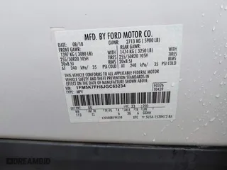 2018 Ford Explorer Limited with VIN 1FM5K7FH8JGC63234, listed as a IAAI auction lot 40434875 with 126,394 mi miles. Bid and sale history available at carsss.com. Image 9.