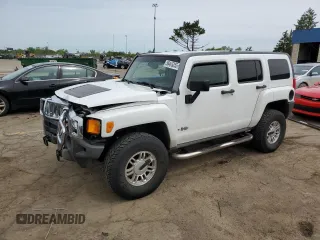 2006 Hummer H3 z VIN 5GTDN136768148108, wystawiony jako Copart lot #58495055 z przebiegiem 161 836 mil mil oraz Czysty tytuł • Clean title. Historia ofert i sprzedaży dostępna na DreamBid. Obrazek 1.