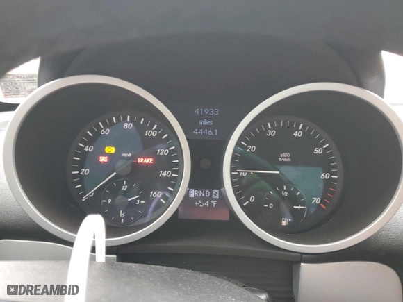 2006 Mercedes-Benz SLK-Class 3.0L with VIN WDBWK54F16F096824, listed as a Copart auction lot 45631845 with 41,933 mi miles and Salvage Title. Bid and sale history available at carsss.com. Image 9.