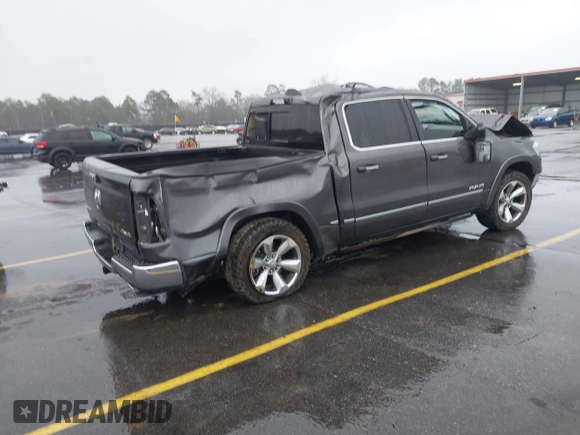 2021 Ram 1500 Limited with VIN 1C6SRFHT4MN588369, listed as a IAAI auction lot 41553981 with 51,293 mi miles and . Bid and sale history available at DreamBid. Image 4.