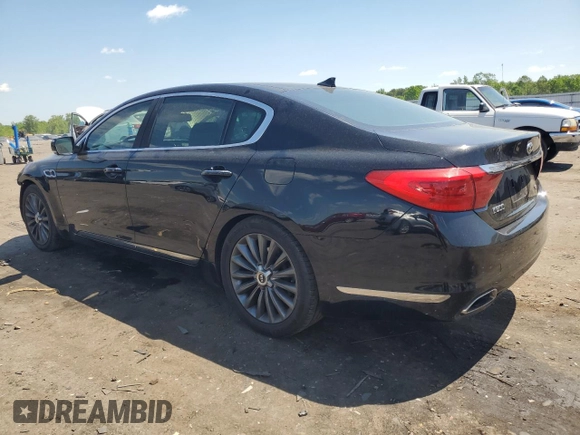 2015 Kia K900 Luxury z VIN KNALW4D43F6019810, wystawiony jako Copart lot #54155565 z przebiegiem 93 210 mil mil oraz Szkody całkowita. Historia ofert i sprzedaży dostępna na DreamBid. Obrazek 2.