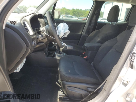 2020 Jeep Renegade Sport with VIN ZACNJAAB6LPL16619, listed as a Copart auction lot 53066195 with 54,226 mi miles and Salvage title. Bid and sale history available at DreamBid. Image 7.