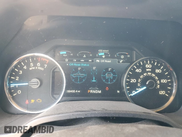 2018 Ford F-150 XL with VIN 1FTEW1CG7JKD63727, listed as a Copart auction lot 56519505 with 59,400 mi miles and Clean title. Bid and sale history available at DreamBid. Image 9.