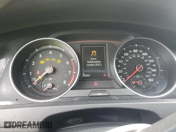 2016 Volkswagen Golf GTI SE with VIN 3VW4T7AU8GM034064, listed as a Copart auction lot 44057985 with 99,393 mi miles and Salvage Title. Bid and sale history available at carsss.com. Image 9.