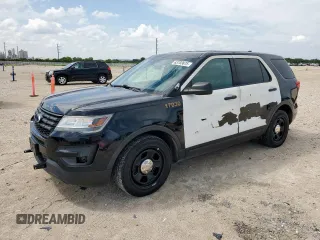 2017 Ford Police Interceptor Utility с VIN 1FM5K8AR7HGD58691, выставлен на аукционе Copart как лот 63703675 с пробегом 96 858 миль миль и Списание • Salvage title. История ставок и продаж доступна на DreamBid. Изображение 1.