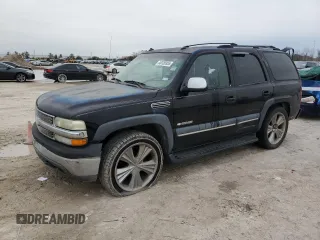 2003 Chevrolet Tahoe LS with VIN 1GNEC13Z93R280439, listed as a Copart auction lot 46139355 with 208,841 mi miles and Salvage Title. Bid and sale history available at carsss.com. Image 1.