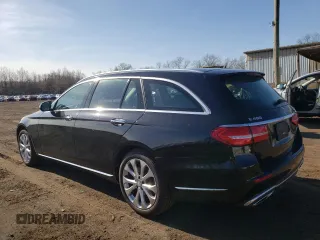 2017 Mercedes-Benz E with VIN WDDZH6GB2HA193337, listed as a Copart auction lot 52998045 with 100,309 mi miles and Salvage Title. Bid and sale history available at carsss.com. Image 2.