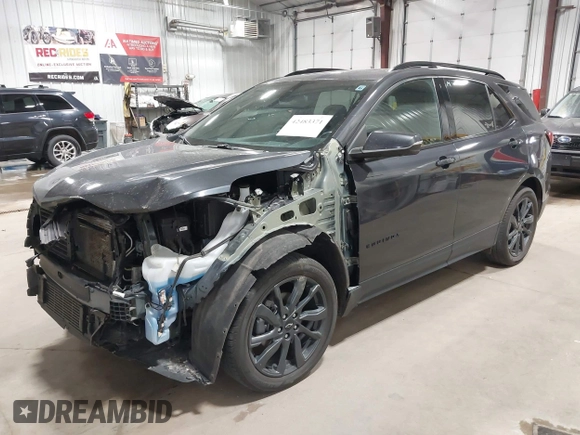 2022 Chevrolet Equinox RS with VIN 3GNAXWEV0NS173242, listed as a IAAI auction lot 42483371 with 28,159 mi miles and . Bid and sale history available at DreamBid. Image 17.