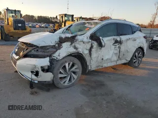 2020 Nissan Murano SL z VIN 5N1AZ2CJ4LN113222, wystawiony jako Copart lot #43808855 z przebiegiem Nie podano mil oraz Szkoda całkowita • Salvage title. Historia ofert i sprzedaży dostępna na DreamBid. Obrazek 1.