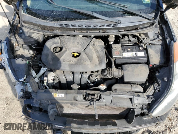 2013 Hyundai Elantra GLS z VIN 5NPDH4AE9DH388396, wystawiony jako Copart lot #48614055 z przebiegiem 96 982 mil mil oraz Szkoda całkowita • Salvage title. Historia ofert i sprzedaży dostępna na DreamBid. Obrazek 12.