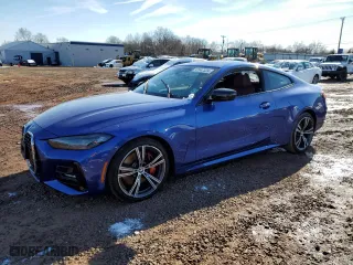 2023 BMW 4 Series 430i xDrive with VIN WBA73AP07PCL66321, listed as a Copart auction lot 42847324 with 15,343 mi miles. Bid and sale history available at carsss.com. Image 1.