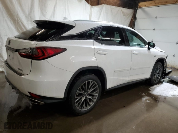 2022 Lexus RX 350 F Sport с VIN 2T2SZMDA5NC320822, выставлен на аукционе Copart как лот 88775795 с пробегом 33 559 миль миль и Списание • Salvage title. История ставок и продаж доступна на DreamBid. Изображение 3.