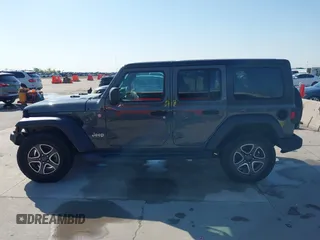 2020 Jeep Wrangler Unlimited Sport S with VIN 1C4HJXDN9LW223055, listed as a IAAI auction lot 41975355 with 61,349 mi miles and . Bid and sale history available at DreamBid. Image 15.