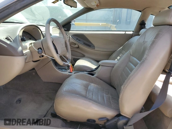 2002 Ford Mustang GT Deluxe with VIN 1FAFP42X62F224855, listed as a Copart auction lot 52753995 with 231,592 mi miles and Salvage title. Bid and sale history available at DreamBid. Image 7.