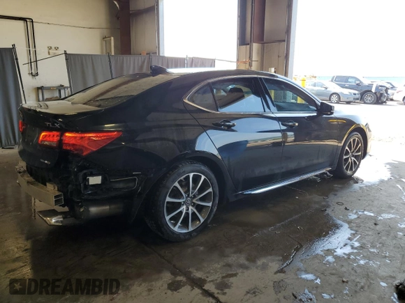 2018 Acura TLX Technology with VIN 19UUB3F52JA001454, listed as a Copart auction lot 60721805 with 87,447 mi miles and Salvage title. Bid and sale history available at DreamBid. Image 3.
