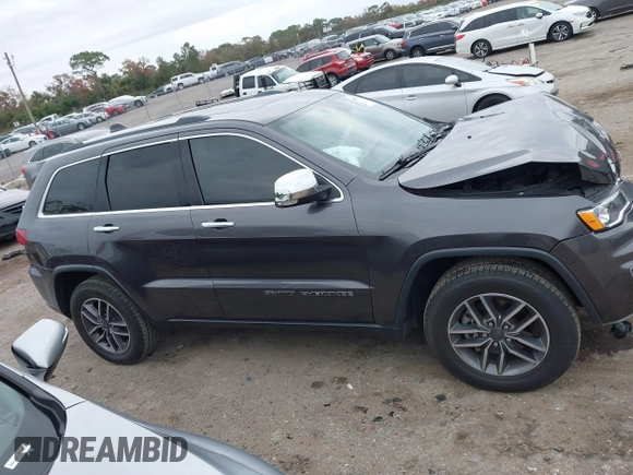 2020 Jeep Grand Cherokee Limited with VIN 1C4RJEBG0LC191286, listed as a IAAI auction lot 41344311 with 99,257 mi miles. Bid and sale history available at carsss.com. Image 13.