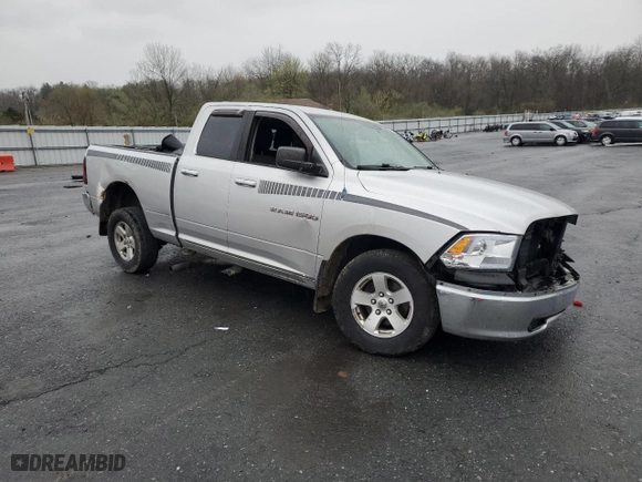 2011 Ram 1500 SLT with VIN 1D7RV1GPXBS569629, listed as a Copart auction lot 51676905 with 121,672 mi miles and Salvage Title. Bid and sale history available at carsss.com. Image 4.
