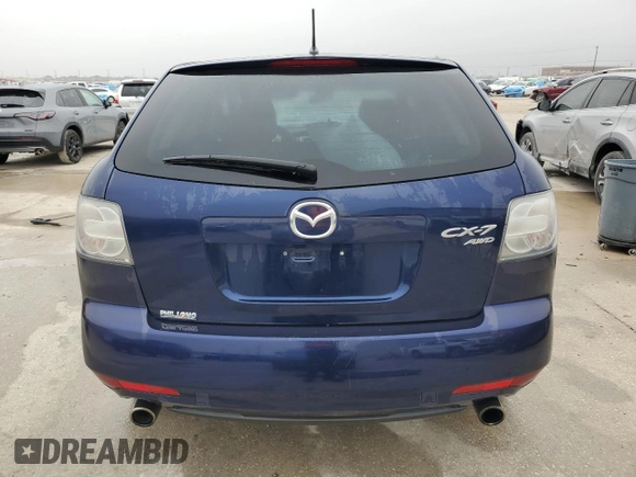 2011 Mazda CX-7 s Touring with VIN JM3ER4C37B0383020, listed as a Copart auction lot 78959554 with Not Provided miles and Salvage Title. Bid and sale history available at carsss.com. Image 6.